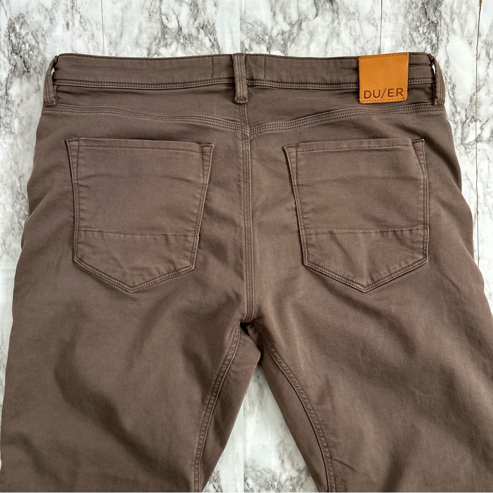DU/ER DUER | men’s size 38 x 32 No Sweat Relaxed Fit Straight Leg pants - Picture 7 of 12
